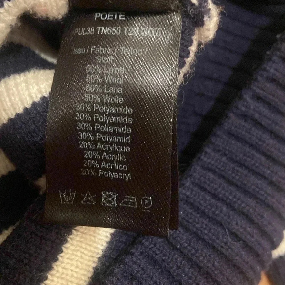 Tara Jarmon Poete Stripe Sweater - Picture 5 of 5